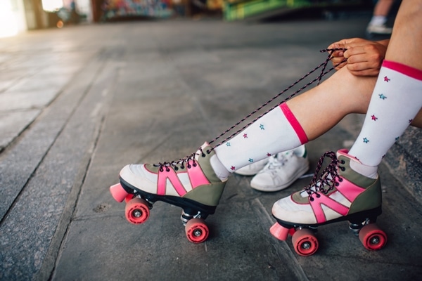 what socks to wear with roller skates